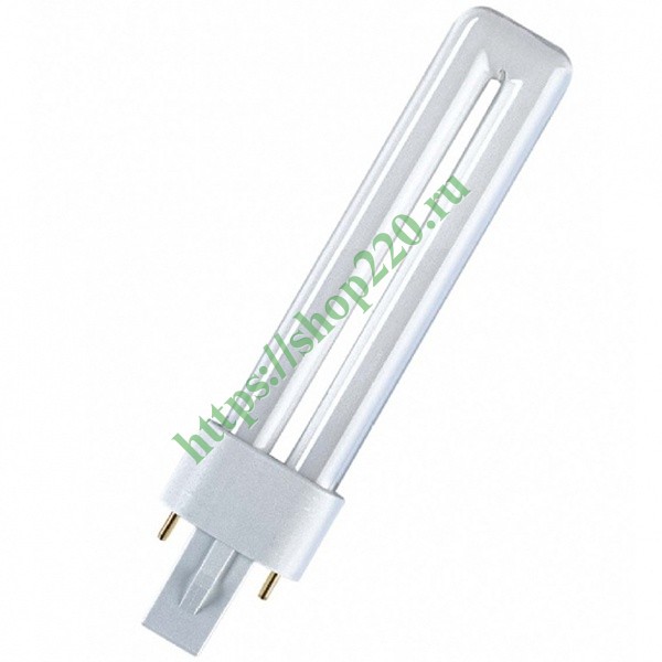 Лампа Osram Dulux S 7W/41-827 G23 теплая