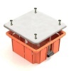 Коробка распаячная 92х92х45 мм скрытой установки для гипсокартона [уп. 126шт] GREENEL