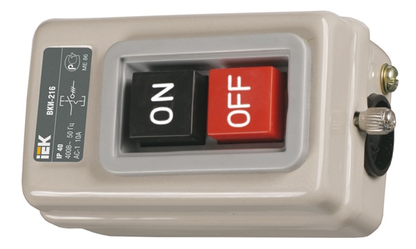 Выключатели кнопочные с блокировкой серии ВКИ IEK