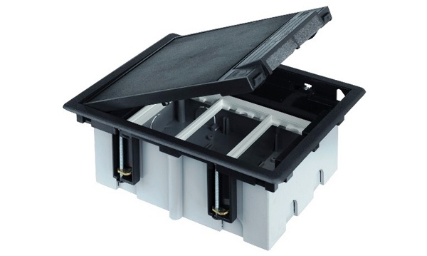 Рамки и коробки для установки S-модулей в колонны и кабель-каналы Simon Connect