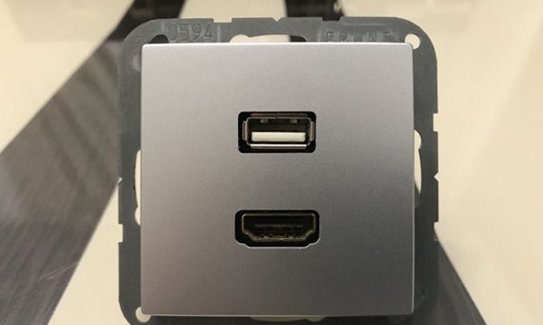 Розетки USB, HDMI серии LS