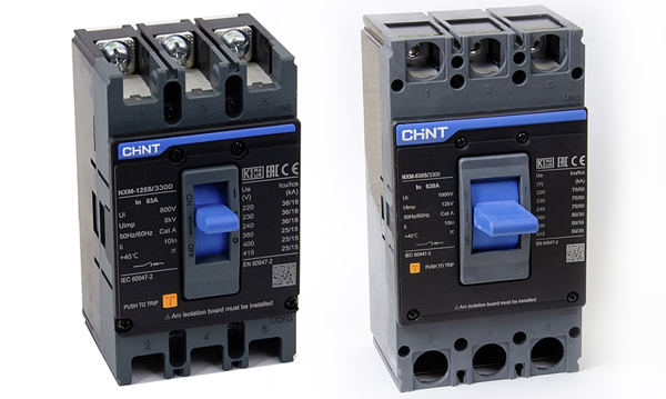 Автоматические выключатели в литом корпусе NXM 3P CHINT (автоматы до 1600A)
