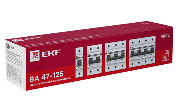 Автоматические выключатели ВА47-100 PROxima EKF с характеристикой C/D (до 125A) 10kA
