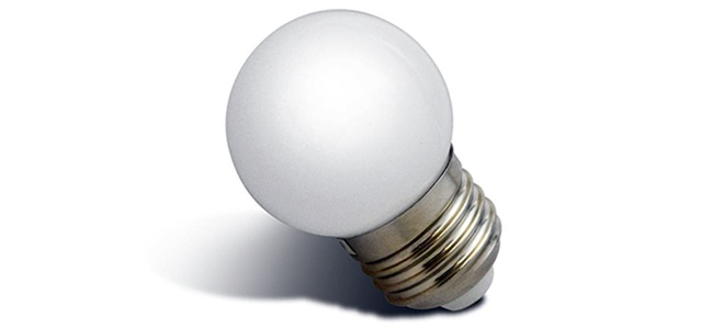 Лампы светодиодные LED шарик с цоколем E14, E27
