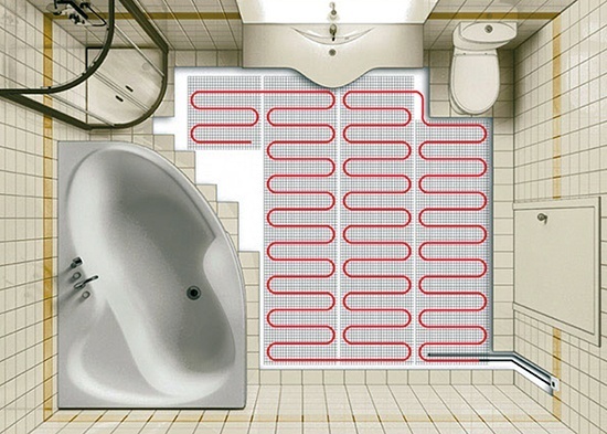 Электрический теплый пол - лучший выбор для отопления ванной комнаты