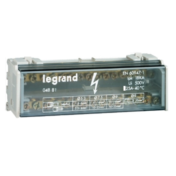 Модульный распределительный блок (кросс-модуль) 2х13 контактов 40A Legrand