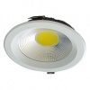 Светодиодный светильник downlight FL-LED DLA 30W 4200K 2600lm D220x50mm d200mm