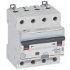 Дифференциальный автомат 4P C10A 300мА тип AC трехфазный электромеханический 6кА DX3 Legrand (дифавтомат, АВДТ)