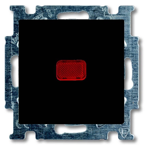 Переключатель с подсветкой ABB Basic 55 цвет черный (2006/6 UCK-95-)