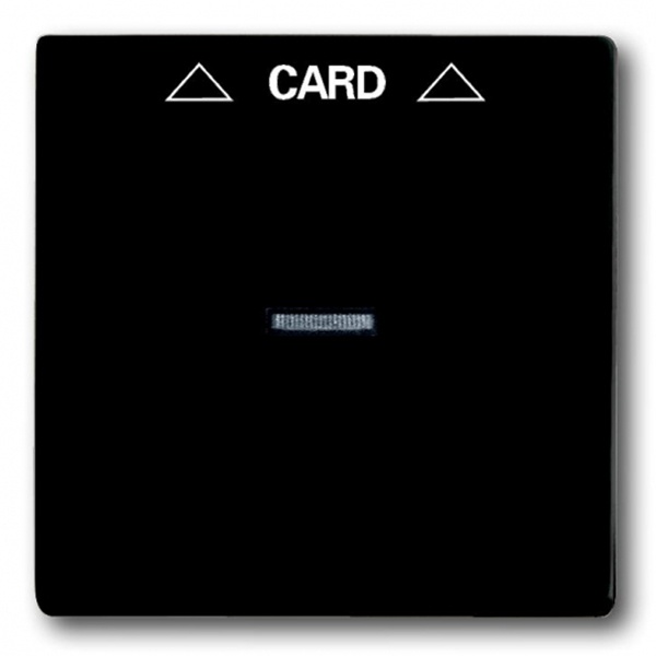 Накладка для механизма карточного выключателя 2025U ABB Basic 55 цвет черный (1792-95)