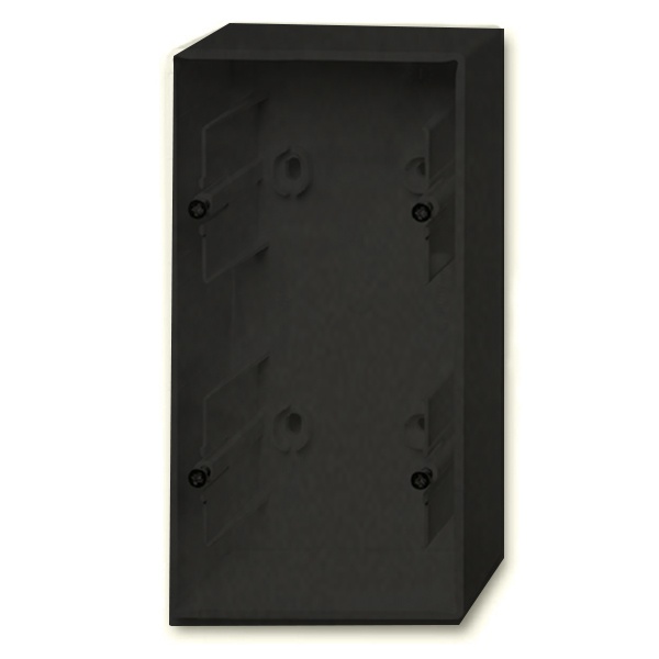 Коробка для накладного монтажа 2 поста ABB Basic 55 цвет черный (1702-95)