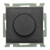 Светорегулятор 400 Вт ABB Basic 55 цвет черный (2251 UCGL-95-5)