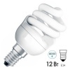 Лампа энергосберегающая Micro Twist 12W/840 E14 спираль холодно-белая Osram