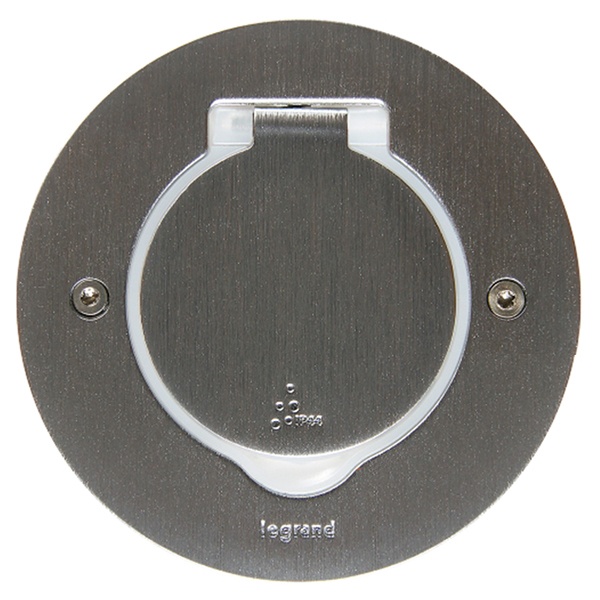  Legrand IP44 круглый 2 модуля нержавеющая сталь 089701 -  .