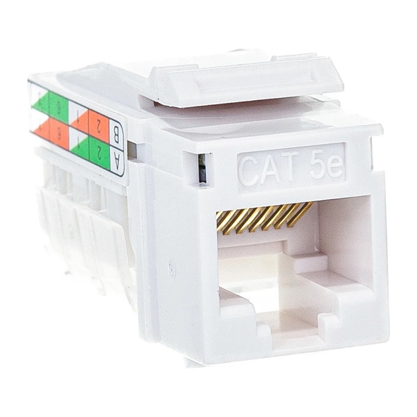 Механизм компьютерной розетки RJ-45, кат.5е, UTP Экопласт LK45