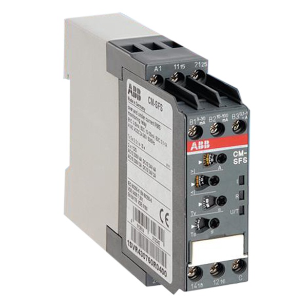 Реле контроля тока CM-SFS.21P (Imax и Imin) (диапаз. изм. 3-30мА, 10- 100мА, 0.1-1А) питание 24-240В