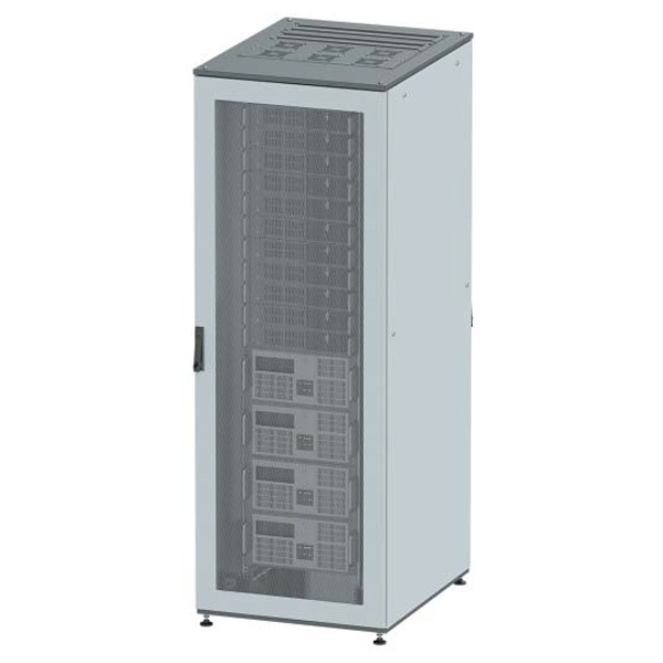 Напольный шкаф IT-STI 24U 800х800 две перфорированые двери серый DKC