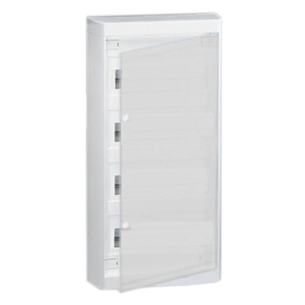 Щит пластиковый накладной Nedbox на 4x12 (+4) модулей белая металлическая дверь шины N+PE Legrand