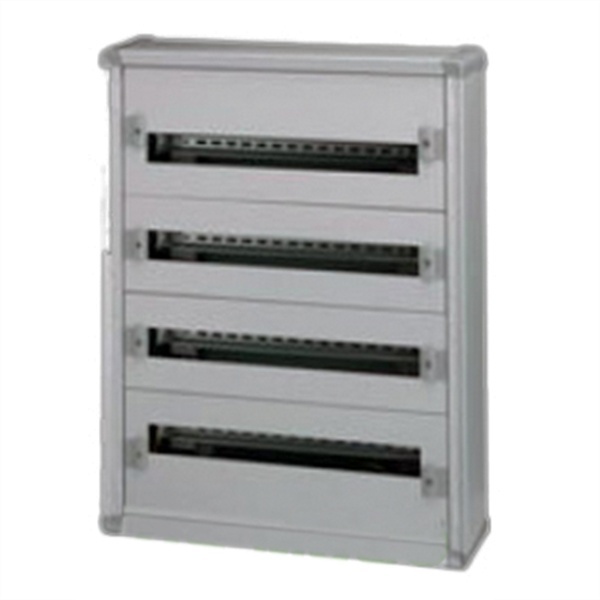 Шкаф металлический накладной XL3 160 на 96 (4х24) модулей с шиной без двери Legrand