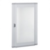 Дверь со стеклом выгнутая для шкафов Legrand XL3 160-400 высотой 600мм 3 рейки