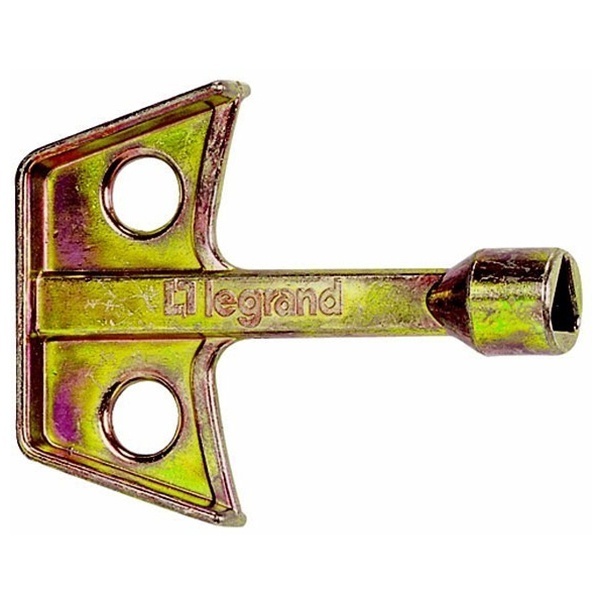 Ключи для металлических вставок замков с квадратным углублением 6 мм Legrand