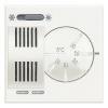 Термостат комнатный со встроенным переключателем режимов «лето/зима», 2А Axolute Белый