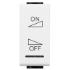 Клавиши с символами для автоматизации для 2 функций 1м регулировка ON-OFF LivingLight белый