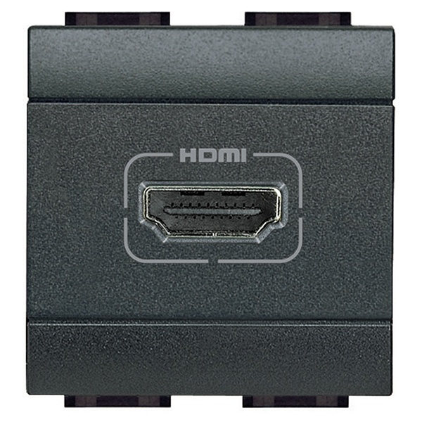 Разъем HDMI 2 модуля LivingLight Антрацит