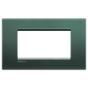 Рамка прямоугольная LivingLight 4 модуля, цвет Зеленый шелк Bticino