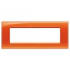 Рамка прямоугольная LivingLight 7 модулей Оранжевый Bticino