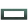 Рамка прямоугольная LivingLight 7 модулей, цвет Зеленый шелк Bticino