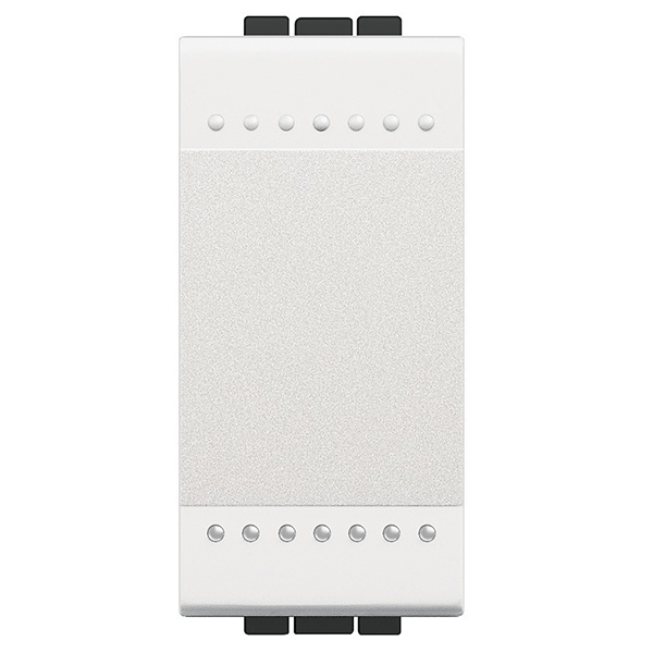 Выключатель с автоматическими клеммами, размер 1 модуль LivingLight Белый