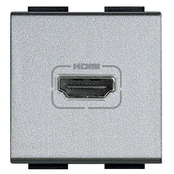 Разъем HDMI 2 модуля LivingLight Алюминий