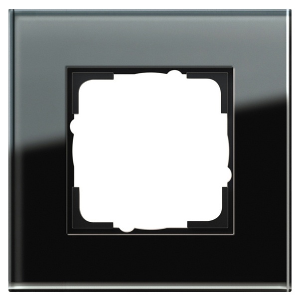 Рамка 1-ая Gira Esprit Черное стекло