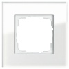 Рамка 1-ая Gira Esprit Белое стекло