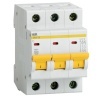 Автоматический выключатель ВА47-29 3Р 6А 4,5кА характеристика С ИЭК (автомат электрический)