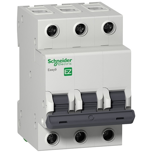 Автоматический выключатель Schneider Electric EASY 9 3П 10А С 4,5кА 400В (автомат электрический)