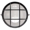 Светильник НПП1302 черный/круг с решеткой 60Вт IP54 ИЭК