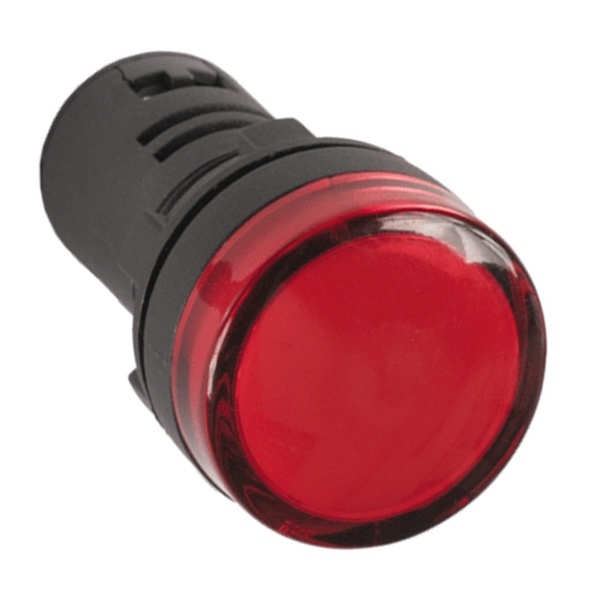 Лампа ИЭК AD22DS(LED)матрица d22мм красный 24В AC/DC BLS10-ADDS-024-K04 .