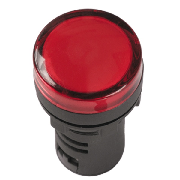 Лампа ИЭК AD16DS(LED)матрица d16мм красный 230В AC BLS10-ADDS-230-K04 .
