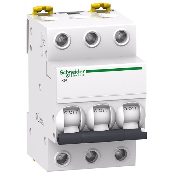 Автоматический выключатель Schneider Electric Acti 9 iK60N 3П 10A 6кА C (автомат электрический)