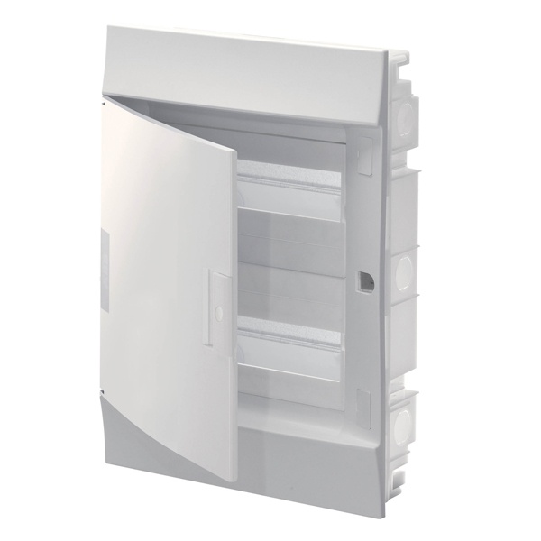 Шкаф в нишу ABB Mistral41 24М (2x12) непрозрачная дверь c винтовым клеммным блоком 41A12X21B