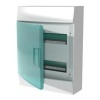Шкаф настенный ABB Mistral41 24М (2x12) зеленая дверь без клеммного блока 41P12X22
