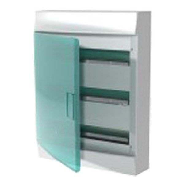 Шкаф настенный ABB Mistral41 54М (3x18) зеленая дверь без клеммного блока 41P18X32
