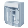 Влагозащищенный настенный щиток ABB Mistral65 4М непрозрачная дверь без клеммного блока 65P04X11