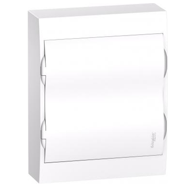 Шкаф навесной SE City9 Box (Easy9) на 24 (2x12) модуля с белой дверью с клемниками N+PE