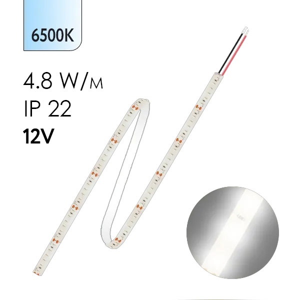 Светодиодная лента Feron LS603 60SMD(3528) 4.8W/m 12V IP20 5000х8х0.22mm белый