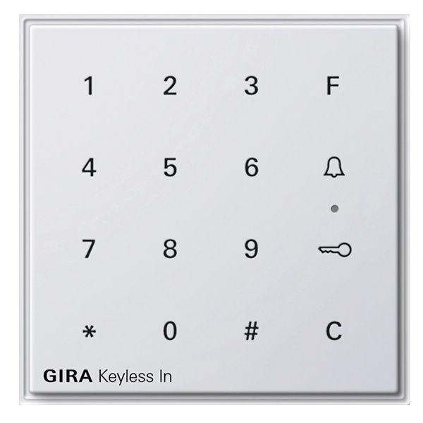 Цифровой кодовый замок Gira TX_44 белый