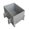 Коробка BOX/2+2ST66 для люка Экопласт LUK/2+2ST66 в пол для заливки в бетон пластик