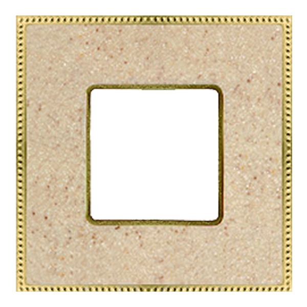 Рамка 1-ная Fede Belle Epoque Corinto, auroramarble-bright gold